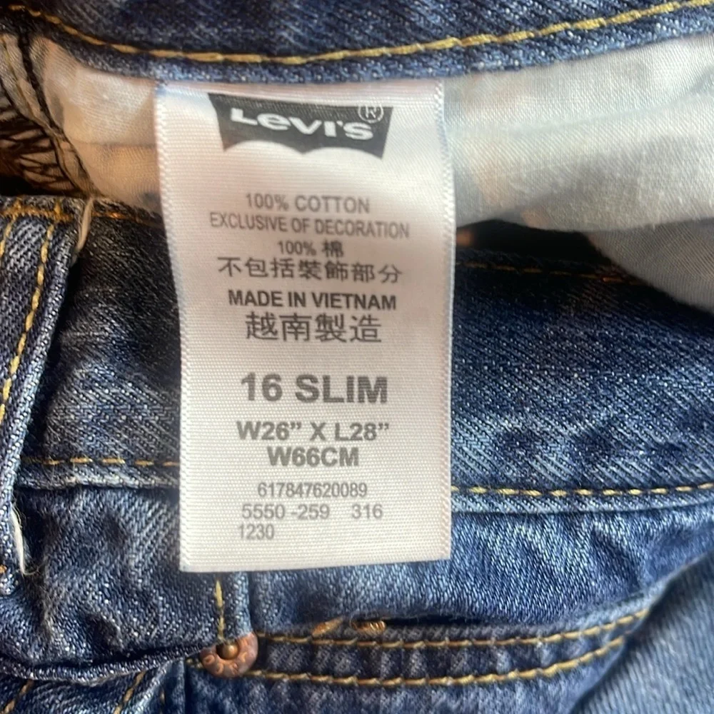 Levi’s 550 16 Slim Jeans 26x28
